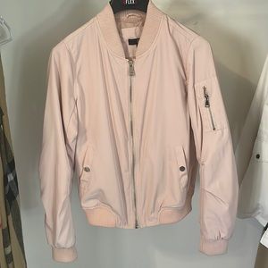 Pink bomber jacket